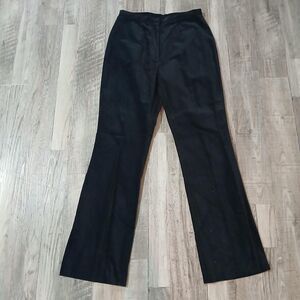 Reflections NWT Women's Cotton Velvet Black Flare Pants VTG Size 8